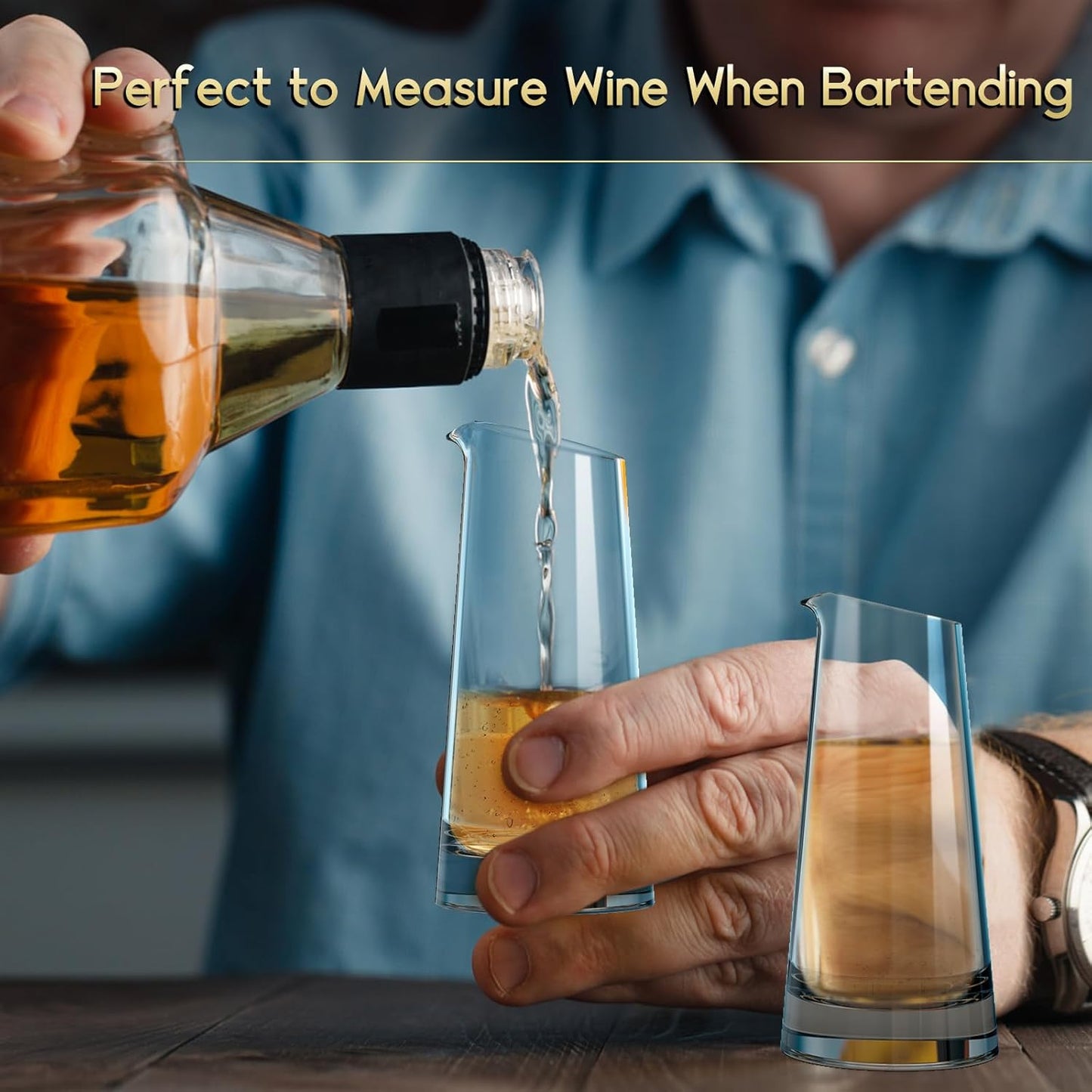 Set of 6 (6oz) Mini Carafe Decanters