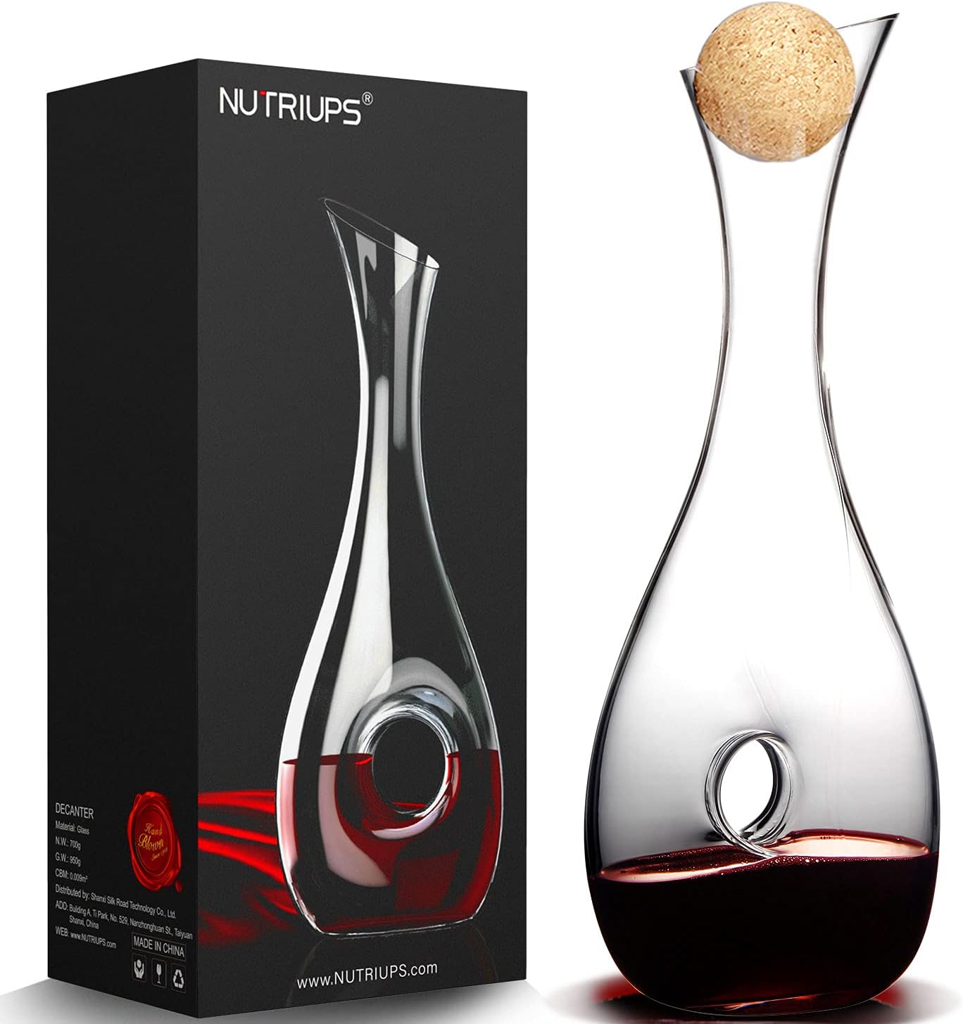 NUTRIUPS Wine Decanter