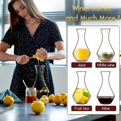 NUTRIUPS Decanter for Wine Red (Vase)