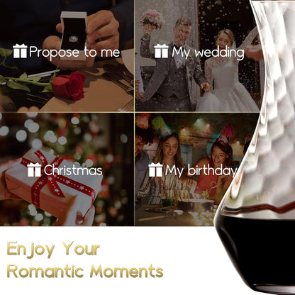 NUTRIUPS Decanter for Wine Red (Vase)