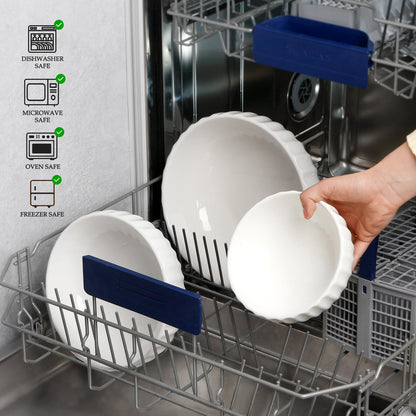 NUTRIUPS Serving Bowls, 84/50/23oz, 10/8/6 in,  Set of 3